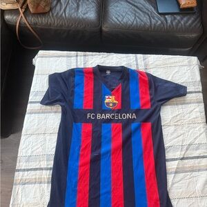 Kids Striped Shirt - Red and Blue